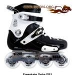 Roller Freeskate pour la pratique duFreestyle et du slalom, ici un SEBA