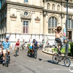 Tall Bike de voyage de Nico à la Véloparade du Cyclocamp 2012 de Grenoble