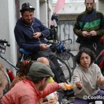 Pic-nic de vélorution en compagnie du créateur du Tall Bike Saba