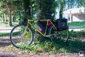 Vélo de voyage en acier Tange, base muddy fox explorer 1988, Grenoble